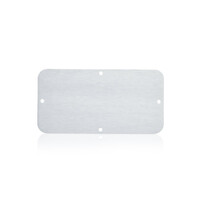 214 x 95 Powder Coated Steel Gland Plate Only