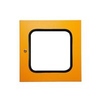 400 x 400 IP66 Enclosure Door with Window - Orange