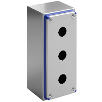 IP-HPB3 304SS 3 Hole Pushbutton Enclosure 