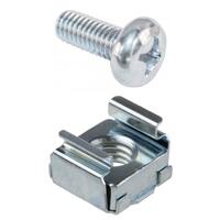 M6 Cage Nut and Screw for 19" Data Racks 