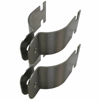 Stainless Steel Pole Mount Bracket Clamp Set to suit 114mm OD Pole - Set of 2