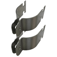 Stainless Steel Pole Mount Bracket Clamp Set to suit 89mm OD Pole - Set of 2
