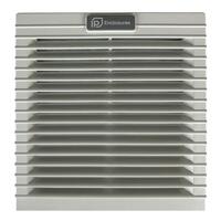Vent Filter Grille for Electrical Enclosure 204 x 204 x 37
